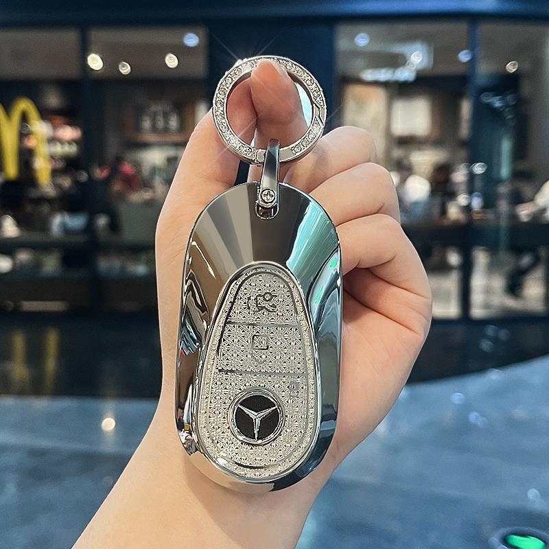 Kućište ključa Mercedes-Benz – TPU materijal, etnički stil, kompatibilno s C260L, E300L, A, C200L, GLC300L, GLA200