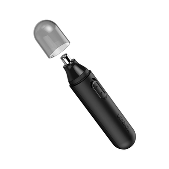 Trimer za nosne dlačice – okrugla glava; ABS + nehrđajući čelik; odvojiva i periva oštrica; napajanje baterijom