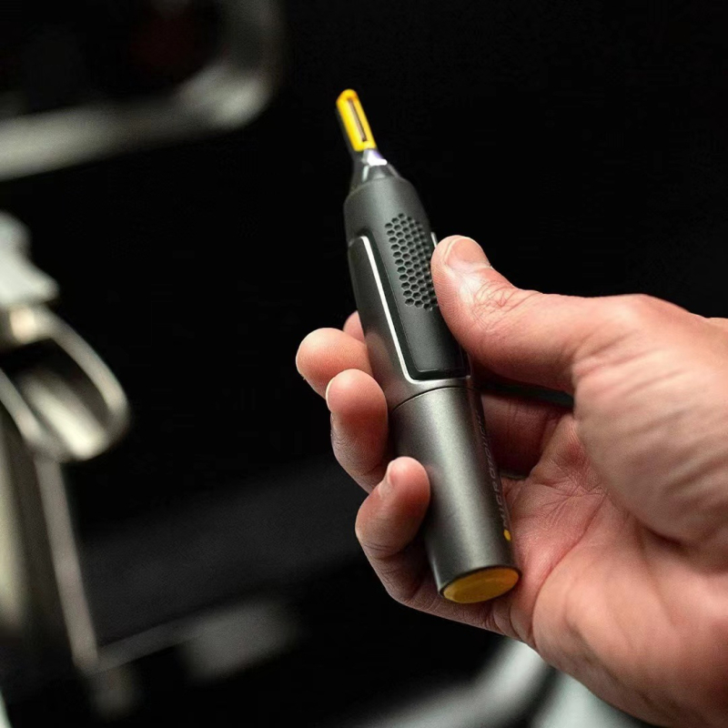 Trimer mini multifuncțional pentru nas și sprâncene, reutilizabil, lamă detașabilă pentru spălare cu apă, baterie încorporată, autonomie peste 7 zile