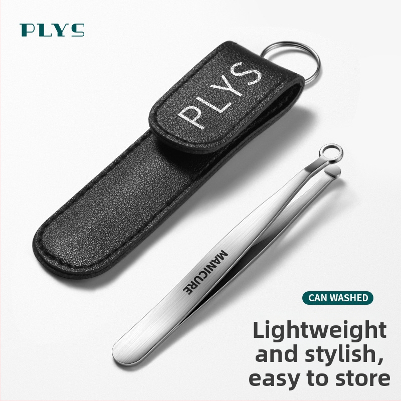 Ručný zastrihávač nosových chĺpkov z nerezovej ocele s guľatou špičkou, vhodný pre mužov aj ženy