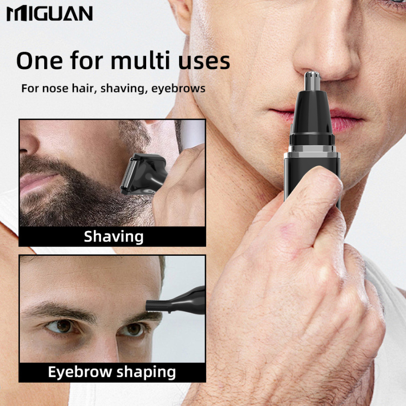 Set ljepote: višestruki trimer i alat za njegu nosa, USB punjenje, ugrađena baterija 500–800 mAh, trajanje baterije preko 30 dana, glava za rezanje odvojiva i periva