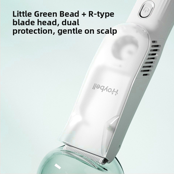 Detský holiaci strojček na vlasy s tichým režimom a automatickým odsávaním vlasov, nabíjateľný, 12 W, vodotesný, značka Good ibe