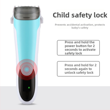 Moco detský zastrihávač vlasov – nabíjateľný, vodotesný, vhodný pre batolatá