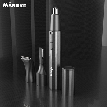 Trimmer 3 în 1 pentru nas, sprâncene și păr pe tâmple, pentru bărbați, complet automat, alimentare la rețea