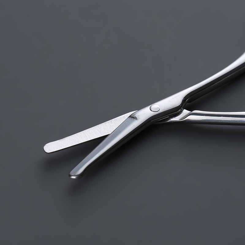 Haoniu носни ножици за косми – ръчни, неръждаема стомана, подстригване на носа и брада