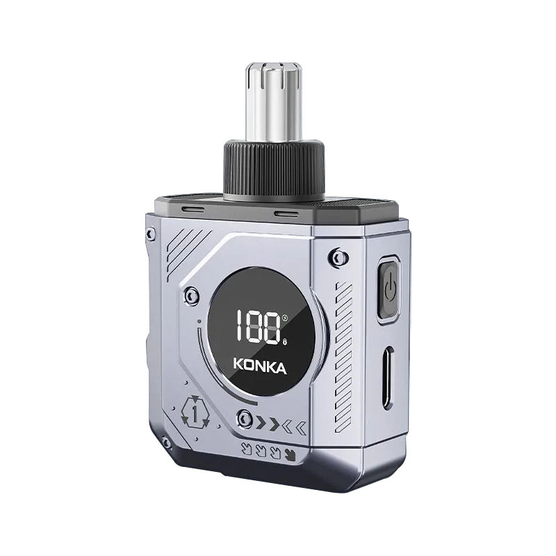 Orrszőrzet-trimmelő - új modell, újratölthető, beépített 100-300 mAh akkumulátor, levehető és mosható vágófej, akkumulátor élettartama több mint 30 nap, uniszex kialakítás