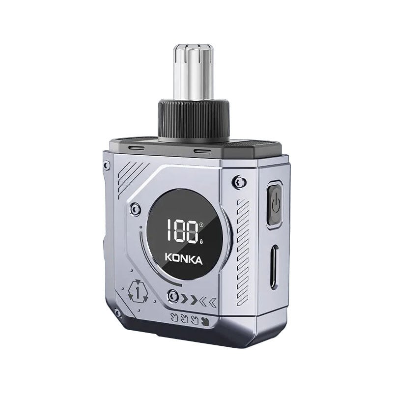 Orrszőrzet-trimmelő - új modell, újratölthető, beépített 100-300 mAh akkumulátor, levehető és mosható vágófej, akkumulátor élettartama több mint 30 nap, uniszex kialakítás