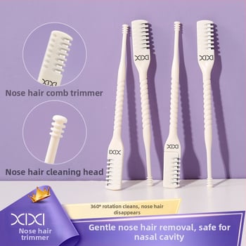 Orrszőrnyíró fésűs fogakkal férfiaknak és nőknek, karcolásmentes, kézi tisztítás (Márka: Xixi; Mindennapi használatra; Szépségápolási eszköz)