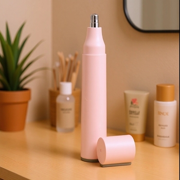 Trimmer electric pentru nas cu Type-C, cap detașabil lavabil, baterie încorporată 300–500 mAh, autonomie de peste 50 de zile