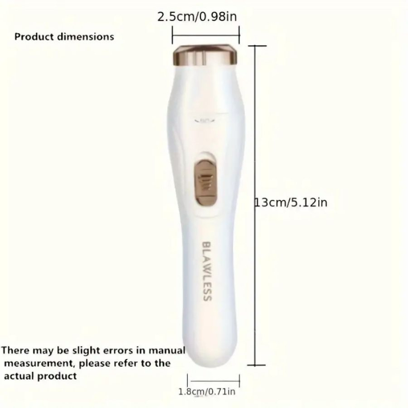Elektromos borotva és szőrszál-eltávolító készülék — 3 az 1-ben szemöldök-trimmer, hajvágó és orrszőr vágó; USB töltés; nedves és száraz használat; modell 302