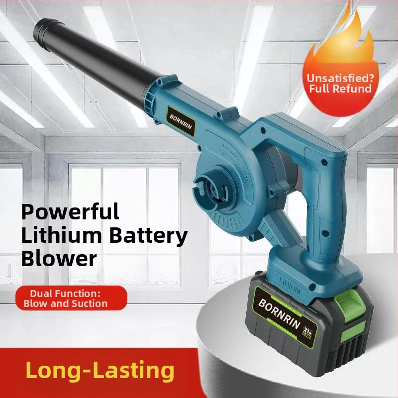 Suflător portabil pentru zăpadă și frunze, cu baterie litiu reîncărcabilă, 220V, funcție vid