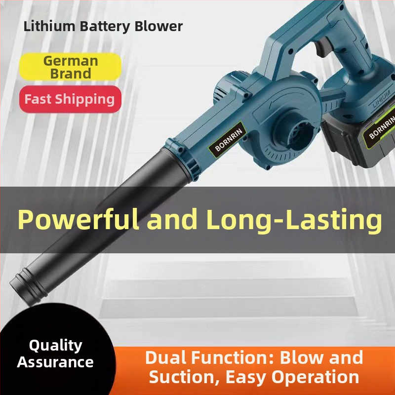 Suflător portabil pentru zăpadă și frunze, cu baterie litiu reîncărcabilă, 220V, funcție vid