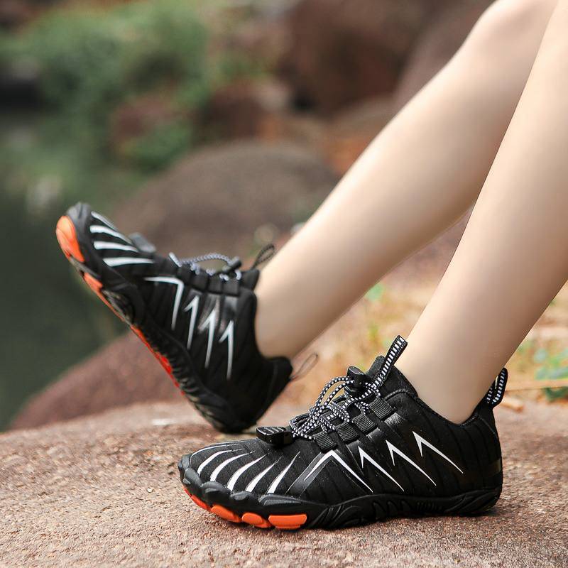 Παιδικά παπούτσια για υπαίθρια πεζοπορία — αντιολισθητική καουτσούκ σόλα, χαμηλό επάνω μέρος, μπροστινά κορδόνια, βαμβακερή επένδυση, κατάλληλα για βουνά και μονοπάτια