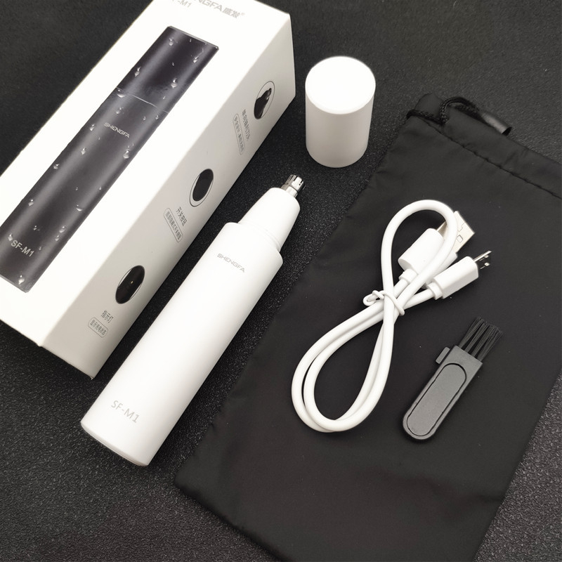 Shengfa Električni trimer za nosne dlačice – unisex, USB napajanje, višenamjenski