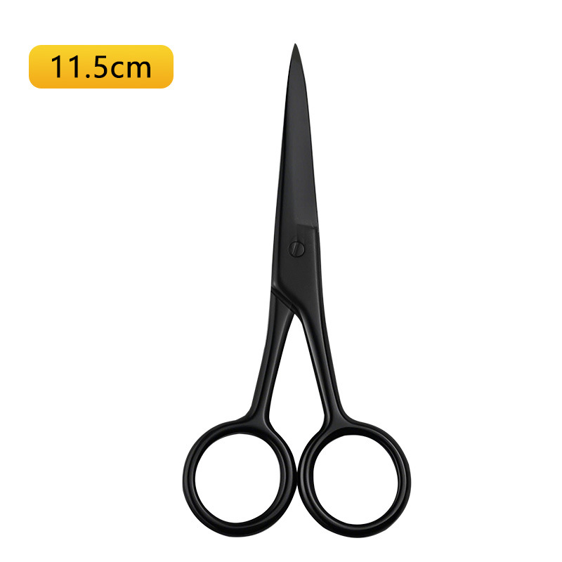 Rozsdamentes acélból készült grooming olló készlet szemöldök, szempilla, arc szőrzet, szakáll és orrszőrzet számára - Record Work