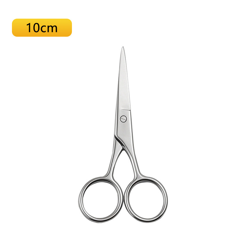 Rozsdamentes acélból készült grooming olló készlet szemöldök, szempilla, arc szőrzet, szakáll és orrszőrzet számára - Record Work