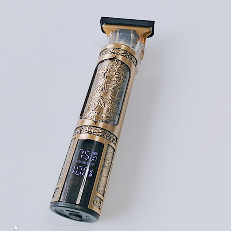 Baga elektromos hajvágó; rozsdamentes acél pengék; USB töltés; kijelző; univerzális használat