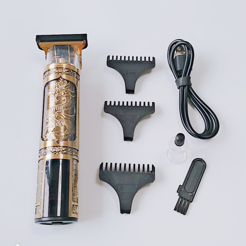 Baga elektromos hajvágó; rozsdamentes acél pengék; USB töltés; kijelző; univerzális használat