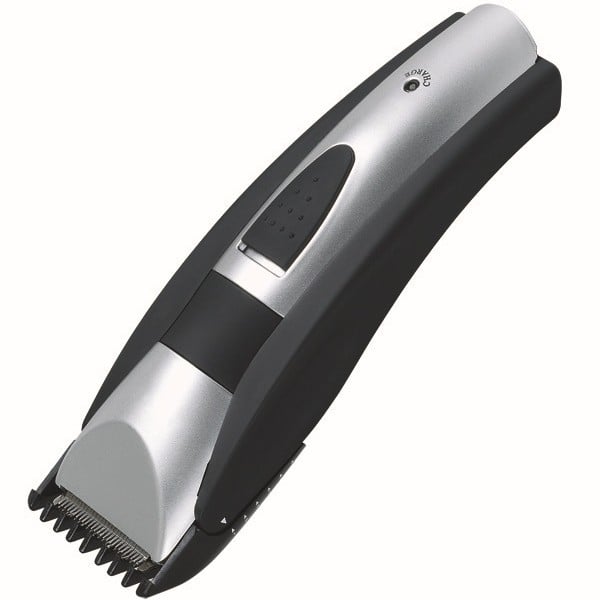 Gyerekeknek és felnőtteknek szánt elektromos hajvágó, kefés motor, rozsdamentes acél pengék, beépített akkumulátor 300–500 mAh, 2W teljesítmény, levehető pengék mosáshoz víz alatt