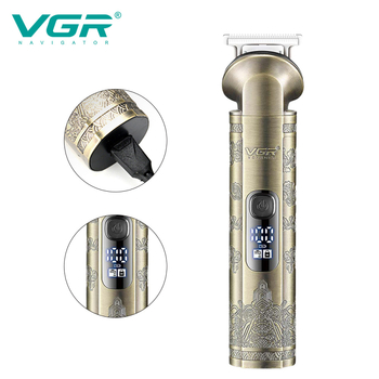 VGR Nyolc az egyben hajvágó készlet otthoni használatra, kettős működtetésű áramellátás (töltés és akkumulátoron való működés), kefés motor, rozsdamentes acél vágófej, beépített akkumulátor 1000–1200 mAh, üzemidő 1–3 óra