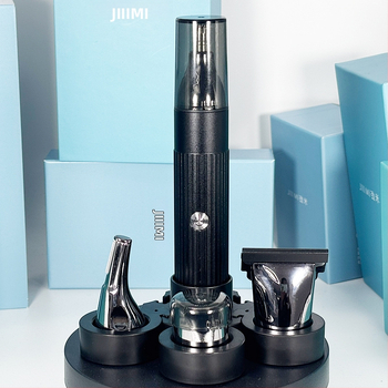 Jiiimi 708 Elektromos borotva és szőrtelenítő készülék forgó vágófejjel, alumíniumötvözet test, nedves és száraz használat, teljesen mosható