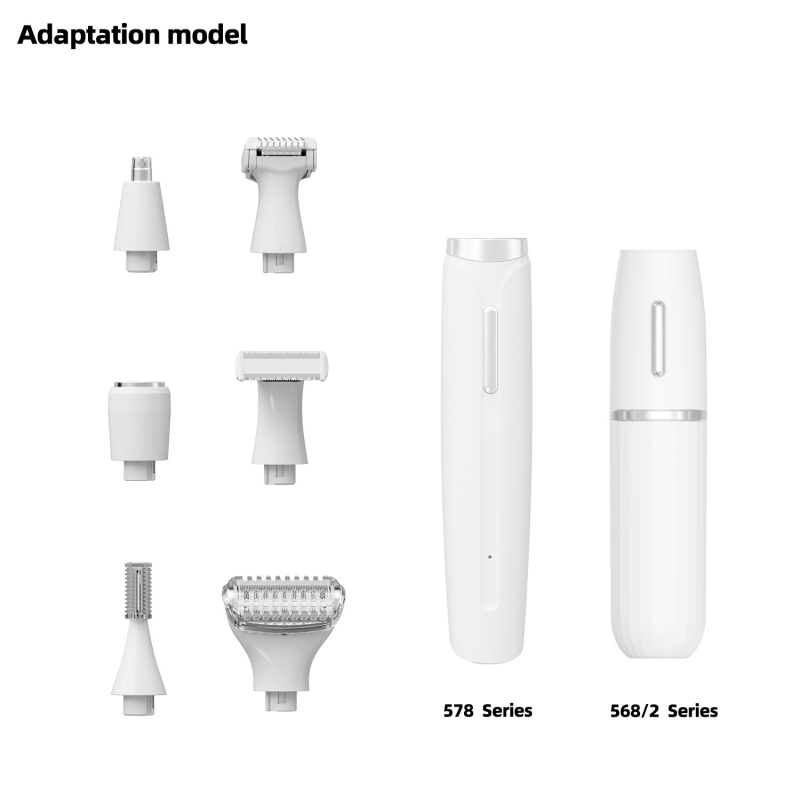 56/78 σειρά ηλεκτρικό ξυριστικό για αφαίρεση ρινικών τριχών και φρυδιών, κεφαλή Τ-σχήματος, γυναικείος τριμερ μαλλιών, ABS πλαστικό