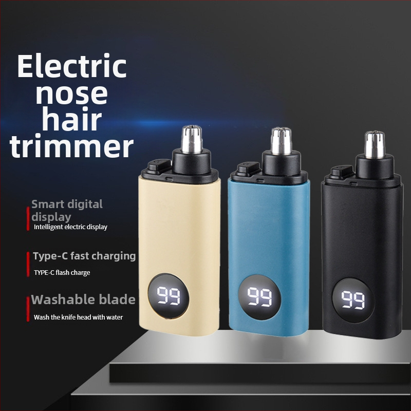 Elektrický zastrihávač nosových chĺpkov s vstavanou batériou, napájanie zo siete