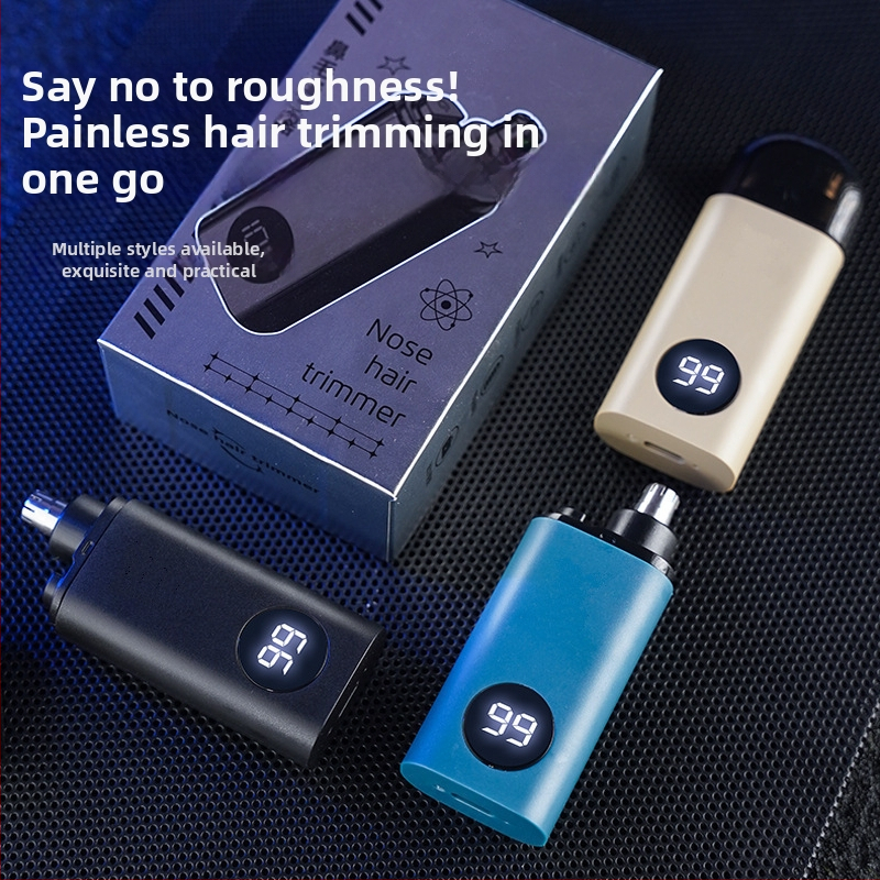 Elektrický zastrihávač nosových chĺpkov s vstavanou batériou, napájanie zo siete