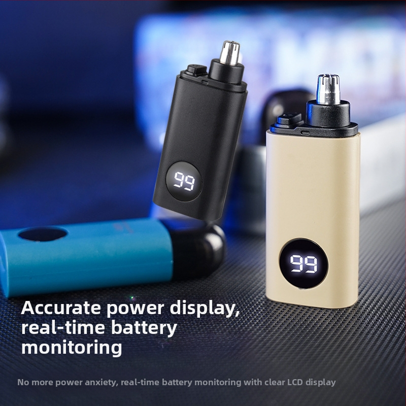 Elektrický zastrihávač nosových chĺpkov s vstavanou batériou, napájanie zo siete