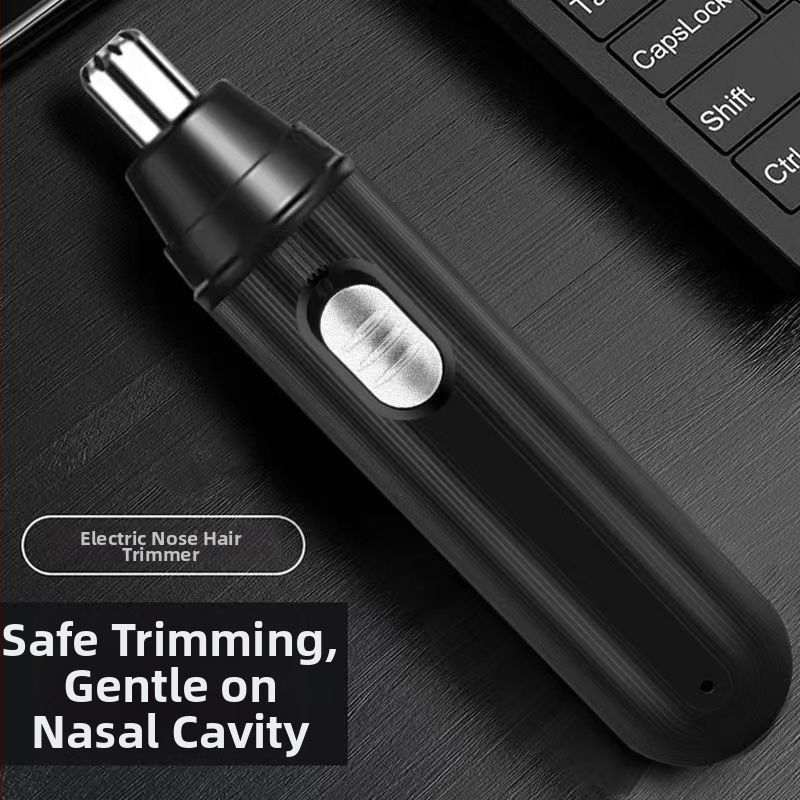 Elektrický zastrihávač nosových chĺpkov s vstavanou batériou, napájanie zo siete