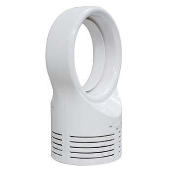 Stolni bezlopatni ventilator — USB napajanje, 2 brzine, buka < 36 dB, mijeljiva baterija, domet do 10 m²