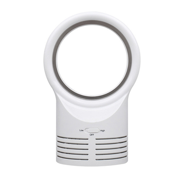 Stolni bezlopatni ventilator — USB napajanje, 2 brzine, buka < 36 dB, mijeljiva baterija, domet do 10 m²