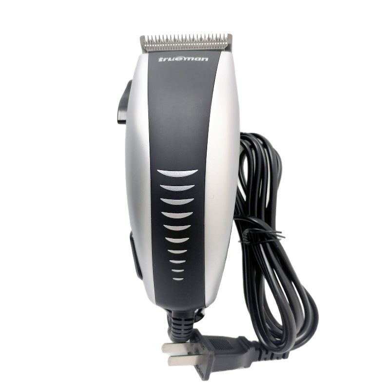 Real Man 977A Elektromos hajvágó felnőtteknek beépített akkumulátorral, kefés motor, rozsdamentes acél pengék, zaj alatt 36 dB