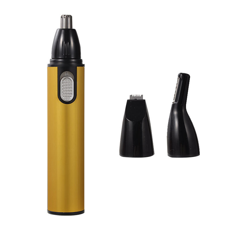 Többcélú elektromos orrszőr- és szemöldök-trimmelő | cserélhető mosófej | USB töltés, beépített 300–500 mAh akkumulátor, ABS + rozsdamentes acél