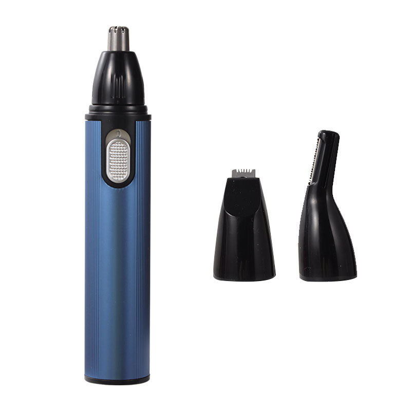 Többcélú elektromos orrszőr- és szemöldök-trimmelő | cserélhető mosófej | USB töltés, beépített 300–500 mAh akkumulátor, ABS + rozsdamentes acél