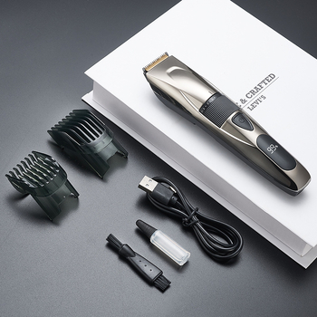 MISAM MS-5168C újratölthető elektromos hajvágó felnőtteknek és gyerekeknek, kefemotor, finom acél penge, ABS ház, csak száraz használat, CE ROHS