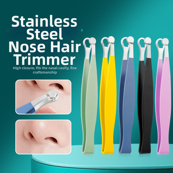 Nosový zastrihávač z nerezovej ocele, ručný, umývateľný, bez batérie