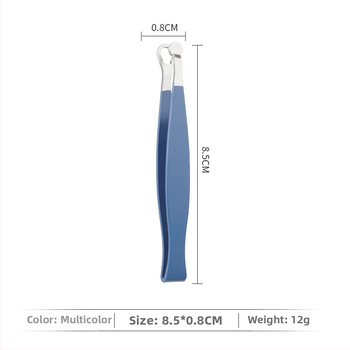 Nosový zastrihávač z nerezovej ocele, ručný, umývateľný, bez batérie