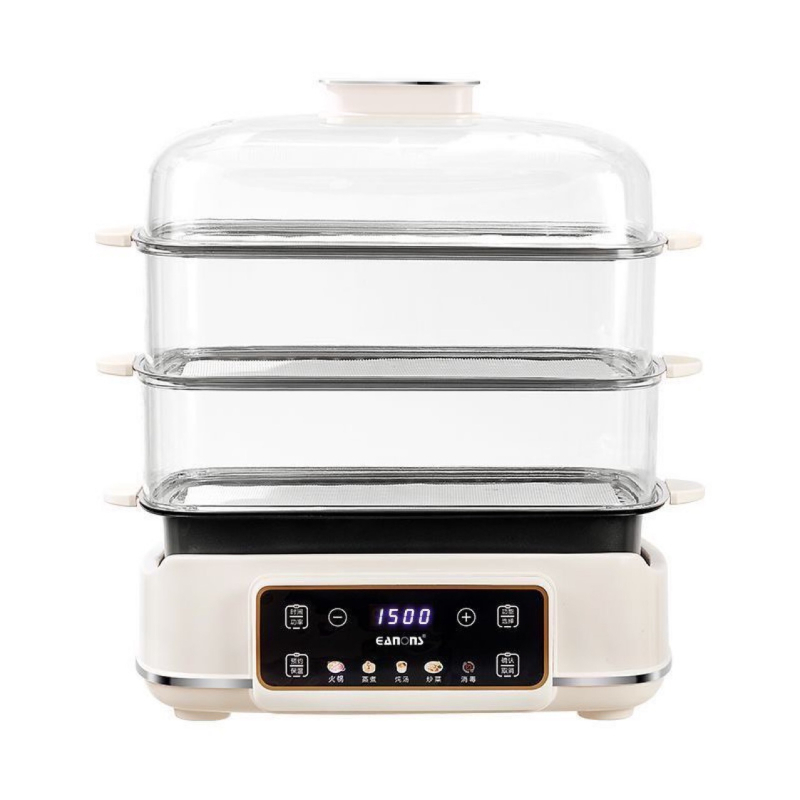 Aburitor electric cu trei straturi, capacitate peste 10 L, 1500W, control tactil, 220V