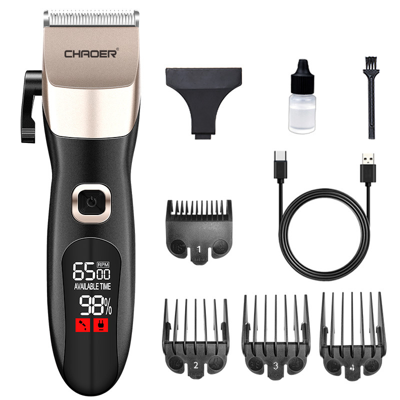 C111 hajvágó készülék rozsdamentes acél pengével, kefés tisztítás, univerzális használat