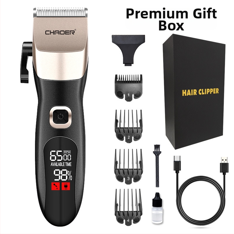 C111 hajvágó készülék rozsdamentes acél pengével, kefés tisztítás, univerzális használat