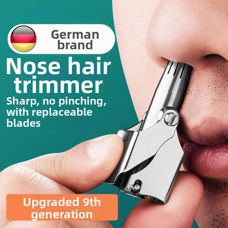 Zhuoqi zastrihávač nosových chĺpkov – nerezová oceľ, napájanie zo zásuvky, plne umývateľný