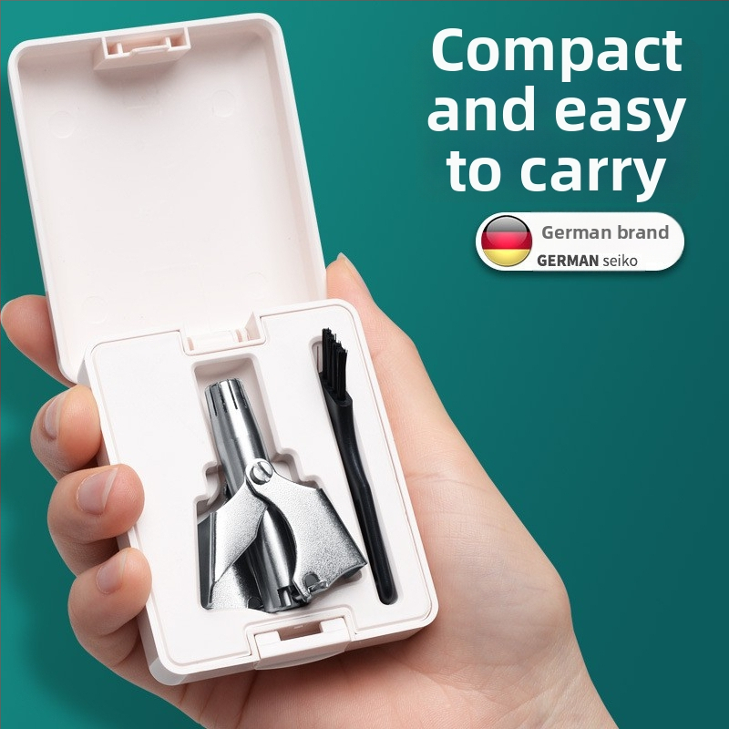 Zhuoqi zastrihávač nosových chĺpkov – nerezová oceľ, napájanie zo zásuvky, plne umývateľný