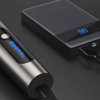 Električna mašinica za kosu s ugrađenom baterijom, dvostruki način napajanja, potpuno periva, oštrice od nehrđajućeg čelika, 2000–4000mAh, za odrasle, bebe i djecu