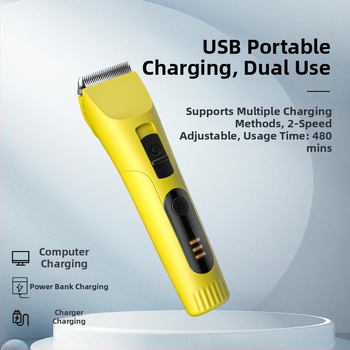  Elektrikus hajvágó gép levehető, mosható pengefejjel, rozsdamentes acél pengék, beépített 2000–4000 mAh akkumulátor, újratölthető, vízálló