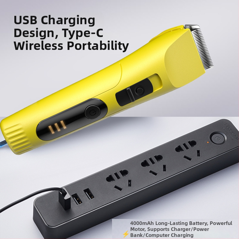  Elektrikus hajvágó gép levehető, mosható pengefejjel, rozsdamentes acél pengék, beépített 2000–4000 mAh akkumulátor, újratölthető, vízálló