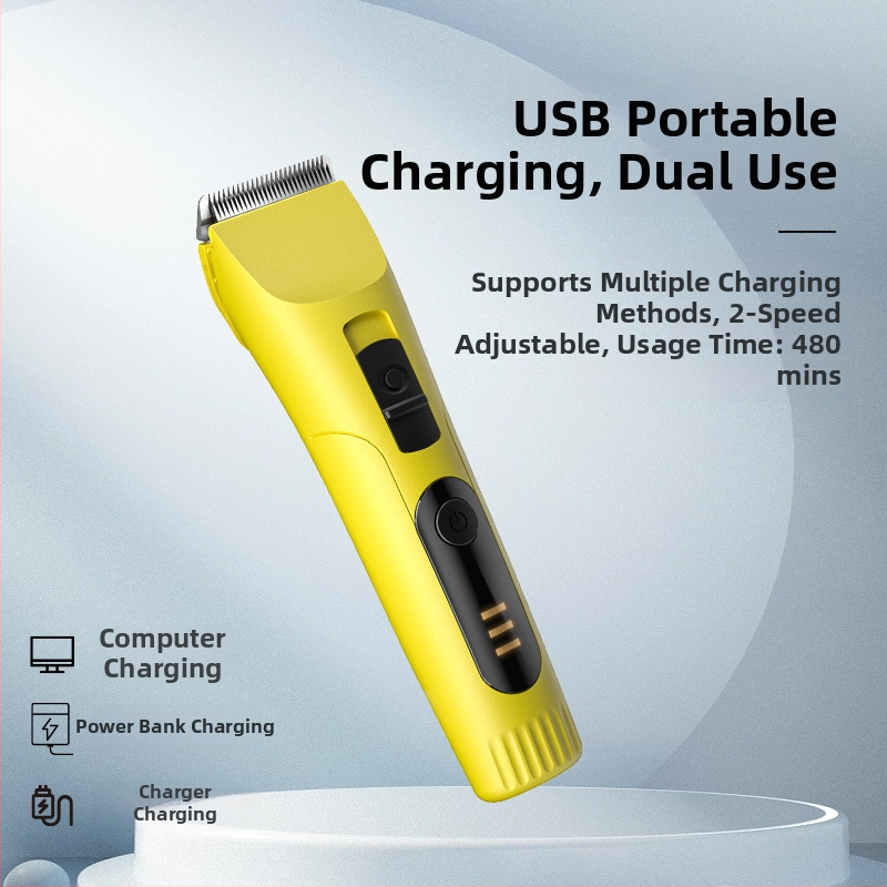  Elektrikus hajvágó gép levehető, mosható pengefejjel, rozsdamentes acél pengék, beépített 2000–4000 mAh akkumulátor, újratölthető, vízálló
