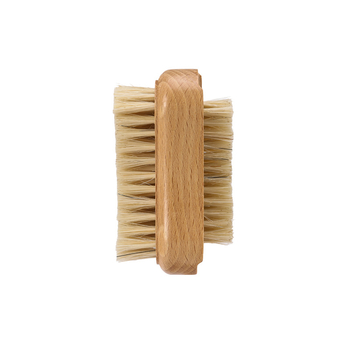 Βούρτσα καθαρισμού νυχιών με ξύλινο χερούλι, τρίχες sisal, φορητός τύπος με ιμάντα — OEM