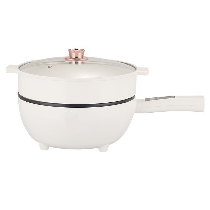 Električni wok s parom, 801-1000W, kapacitet 3-4L, tijelo i unutarnja posuda od nehrđajućeg čelika, mikroprocesorsko upravljanje s LCD zaslonom, funkcije: parenje, prženje, kuhanje, dinstanje