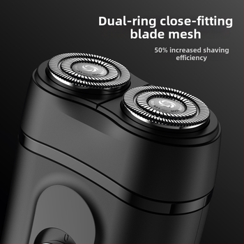 Elektrický holiaci strojček Neighbor Deer s rotačnou hlavou s dvoma čepeľami, plávajúca hlava, vstavaná batéria 800–1000 mAh